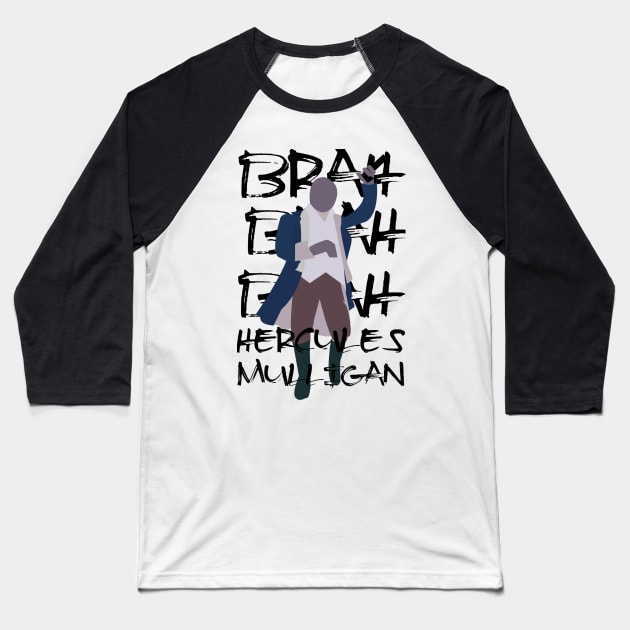 Hercules Mulligan-Hamilton Baseball T-Shirt by JacksonBourke